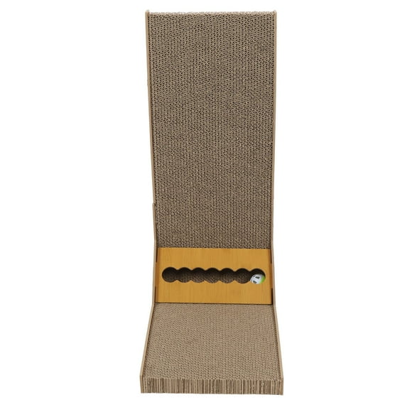 Cat Scratcher, L Shape Cat Scratching Pad Space Saving Intereactive for Home Type 1