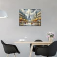 thumbnail image 4 of Large Wall Art Paris Eiffel Tower Abatract Pictures Wall Decor Master Over Above Bed Canvas Prints Horizontal Framed Artwork Paintings Home Office Decorations For Living Room Bedroom 16"x12", 4 of 6