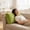 D, variant on Sofa Back Support Cushion Velvet Rectangular Lumbar Reading Pillow with Detachable Washable Cover for Sofa Bed Window Office Car Home Decor 31.5x17.72Inch