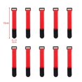 thumbnail image 1 of Magic Tape 10Pcs Reusable Hook Loop Nylon Straps Reverse Colored Fastening Tape Self Adhesive Cable Ties Wrap Bundle Fixed Ties 1500764-length 15cm width 2cm, 1 of 6