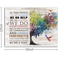 thumbnail image 2 of Inspirational Wall Art Office Motto Decor Quotes Colorful Tree Signs Pictures Wonderful Linen Painting Motivational Wall Decals for Home Office Room Decor Framed Canvas Prints 12x16 inches, 2 of 6