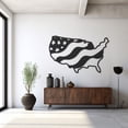 thumbnail image 5 of LaModaHome Flame-Inspired Metal Wall Art, Patriotic America Love Theme, Perfect for Christmas Gift, Unique Handcrafted Decor, Chic Metal Wall DecorHome Decoration Gift -11.8"x18.9"/30x48cm, 5 of 5