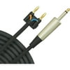 Musician's Gear Banana to 1/4" Speaker Cable 14 Gauge 25 ft.