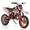 thumbnail image 2 of Seipouy 49cc 2-Stroke Kids Dirt Bike,Mini Dirt Bike,Dirt Bike for Kids 8-14,Gas Power Pocket Rocket Bike,Gas Motorcycle with Front Rear Disc Brakes,Off Road Mini Motorcycle Max Load 220LBS, 2 of 9