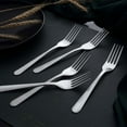 thumbnail image 6 of Bestdin 24 Pieces Dinner Forks, Food Grade Stainless Steel 7.1" Forks Silverware, Table Forks Use for Home Kitchen Restaurant, Flatware Silverware Forks, Mirror Polished & Dishwasher Safe, 6 of 10
