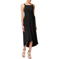 thumbnail image 1 of maison Jules Vestido recto con lazo en la cintura para mujer, negro, extragrande maison Jules Cambio, 1 of 2