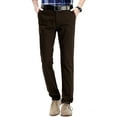 thumbnail image 5 of Matchstick Men’s Slim-Fit Flat Front Tapered Casual Chino Pants, 5 of 10