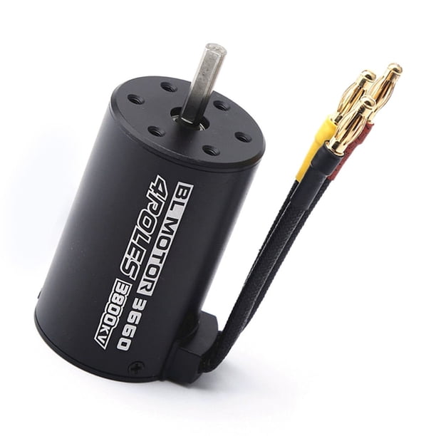 Remote Waterproof 3660 Motor Sin Escobillas de 3800kv para Camión de Automóvil de control remoto 1/8 1/10