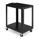 thumbnail image 1 of Av Carro 26 Inch Altura 2-Layer Av Carro Media Carro con Power Strip cm de Alturaeavy- cm de Profundidaduty Av Car con 4 Móvil Casters y 2 Locking Brakes para Oficina y Schools, 1 of 7