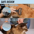 thumbnail image 4 of Clearance Pet Pro Grooming Tool - Black Deshedding Brush for Detangling and Dematting Long, Matted Fur on Cats and Dogs, 4 of 6
