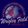 thumbnail image 2 of Wrigley Field is the Best Place on Earth Tri-Blend Tee, 2 of 2