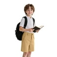 thumbnail image 2 of Boys' School Uniform Performance Short Khaki Size 4-5Y, 2 of 9