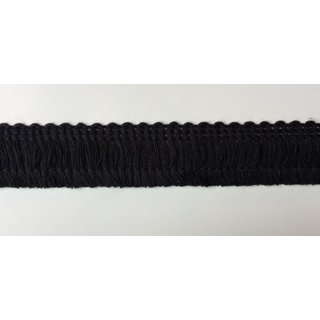 Cotton Tassel Fringe Trim, Lace Trim Ribbon Trimming for Sewing Crafts,  Clothing, Bedding, Curtains and More,Black