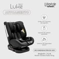 thumbnail image 2 of | Asiento para Carro Luke 360° Lifestyle | Autoasientos para Grupo 0+, 1, 2 y 3 | con Sistema ISOFIX - 4 Reclinaciones Ajustables | Protección Bebé Soportes Ajustables (Black), 2 of 5