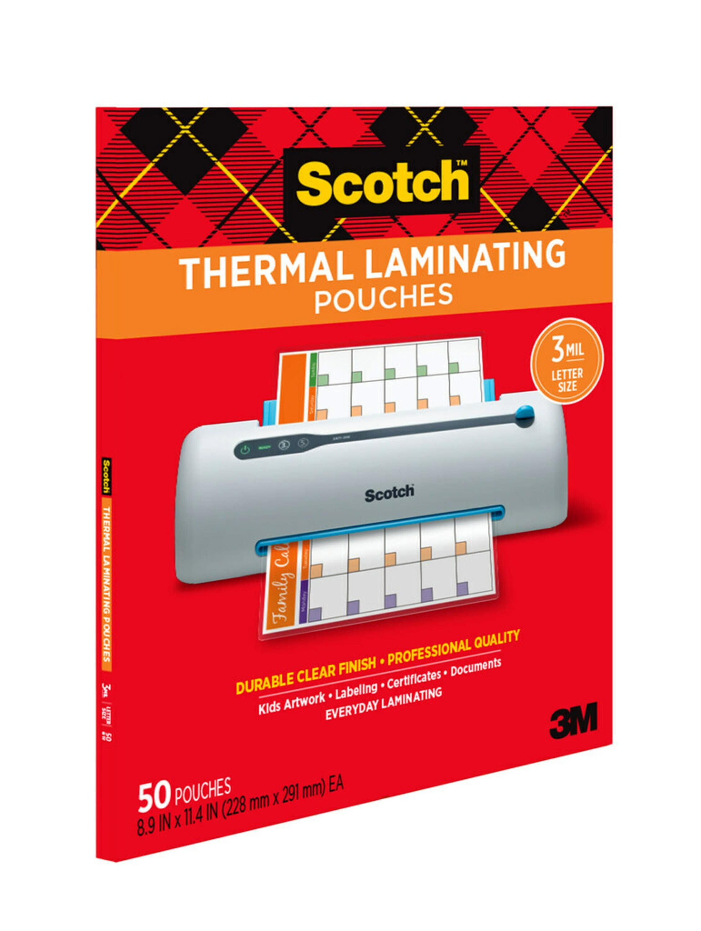 No Heat Laminating Sheets Self Sealing 8.5 x 11 Inch, 25 Pack, 4mil  Thickness, Transparent, No Machine Self Adhesive Laminating Sheets, Protect