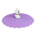 thumbnail image 4 of Set Of 4 Purple Maneki Neko Cat Reusable Silicone Coffee Mug Cup Cover Lids, 4 of 5