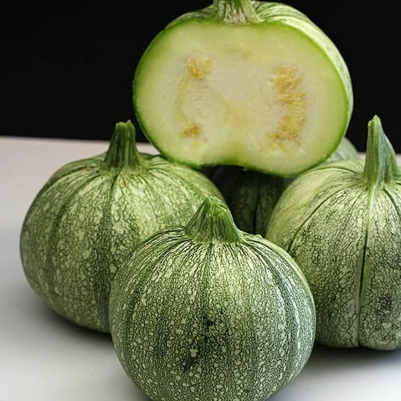 Organic Ronde De Nice Squash - 4 g ~25 Seeds - Organic, Heirloom, Open Pollinated, Non-GMO, Farm & Vegetable Gardening Seeds - Summer Squash