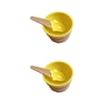 thumbnail image 2 of Tazón de postre para niños Bearachild Helado Mezclando PP con Cuchara amarillo 2piezas, 2 of 6
