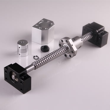 SFU1605 Ball Screw 600mm - C7 Precision CNC Lead Screw With Anti-Backlash Nut