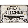 thumbnail image 1 of ERIKA'S Kitchen Farmhouse Sign Gift 8x12 Metal 208120033301, 1 of 1