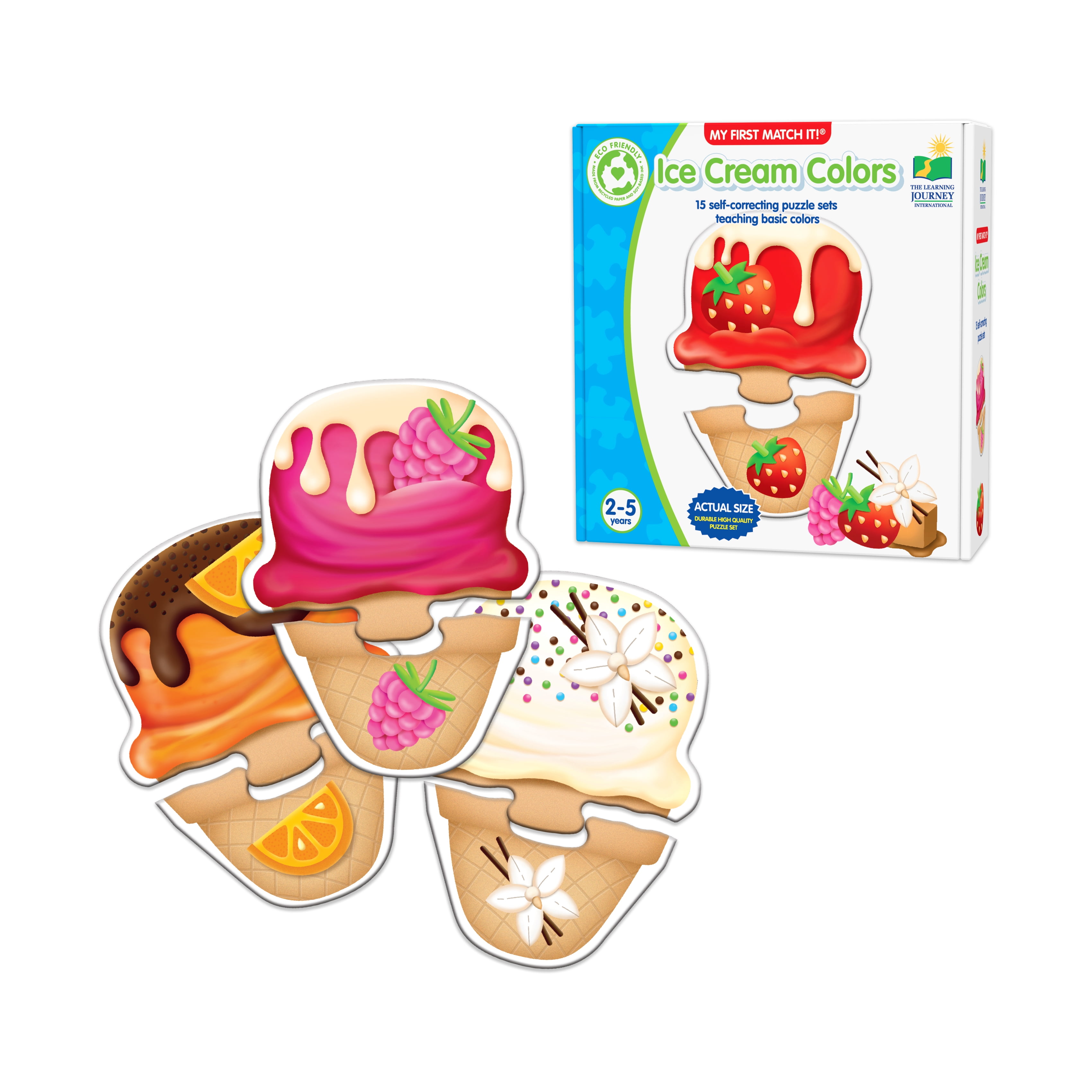 The Learning Journey My First Match It! - Ice Cream Colors