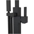 thumbnail image 5 of Dreamline FTLV3809X09 Levantine Floor Mounted Tub Filler - Black, 5 of 7