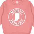 thumbnail image 3 of Inktastic Made in Indiana White Toddler Sweatshirt, 3 of 4