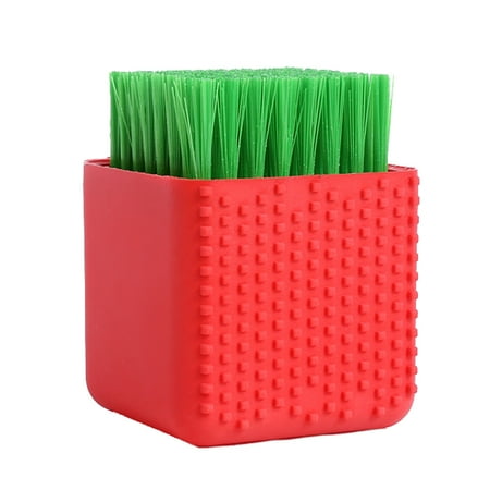 

15PCS Laundry Brush Portable Clothes Pants Underwear Socks Washing Cleaning Silicone Scrubber Brush Red