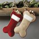 thumbnail image 3 of Medias navideñas de gran capacidad para mascotas, con forma de hueso de perro, bolsa de regalo de Navidad, 3 of 4