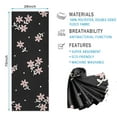 thumbnail image 2 of Pioneer Flower Floral Print Pattern Hot Yoga Mat Towel Non Slip for Hot Yoga - Quick-Drying Yoga Mat Cover with 4 Corner Pockets with Travel Bag - Hot Yoga Towel Non Slip 74"x26", 2 of 6