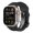 Black-black, variant on LEIXIUER Sports Liquid Silicone Strap with Butterfly Buckle for iwatch Series 9/8/7/6/5/4/3/2/1/SE,Ultra 2/Ultra 49mm 45mm 44mm 42mm,Luxury Mens Watch Band Compatible for Apple Watch Band