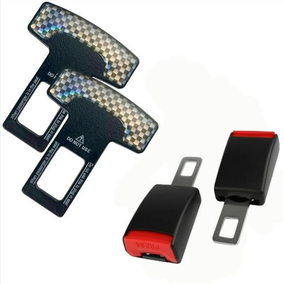 2pcs Car Seat Belt Clip,2PCS Polyester Seat Belt Extender,Auto Seatbelt Extender,Comfortable and Convenient For Car Seat Universal