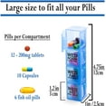 thumbnail image 4 of GMS Gasketed 7-Day 4-Times-a-Day Pill Organizer for Vitamins, Pills, and Supplements - BPA-Free & Waterproof with Daily, Removable, Multi-Colored Tablet Boxes, 4 of 6