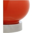 thumbnail image 3 of Safavieh Kids Lighting Collection 12 in 1-Light Contemporary Modern Brushed Silver Table Lamps with Cfl Bulb Clear Glass Off-White Shades, 3 of 5
