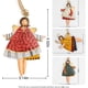thumbnail image 2 of Christma Santa Ornaments Tree Decorations Dancing Flying Tin Angels (Set of 12) Ormromra WRJM-406, 2 of 8