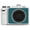 Teal Faceplate, variant on Minolta MND65 Selfie Shot Digital Camera, White with Teal Faceplate
