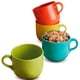 thumbnail image 2 of Juego de 4 Tazas Cerámicas Jumbo Fiesta Modelo 1228 | Coloridas y Resistentes | Capacidad Extra, 2 of 5