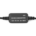 thumbnail image 2 of Convertidor De Voltaje USB, Convertidor De 12 V A 5 V, Alta Tasa De Conversión DC-DC Estéreo Para Automóvil, Radio, Monitoreo, Pantalla LED, Ventilador Eléctrico Para Teléfono ANGGREK EBGS03, 2 of 8