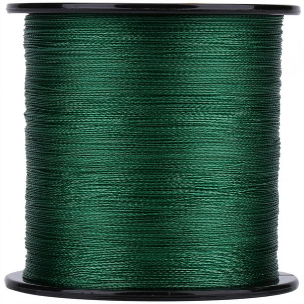 Línea de Pesca multifilamento, 500 m PE Trenzado 4 hebras Líneas de Pesca súper Fuertes Cordón de Cuerda multifilamento Verde para Pesca, 0,6, 1, 1,5, 2, 3, 4, 5, 6, 8 (Opcional)(0.6-Verde) Hilo Para