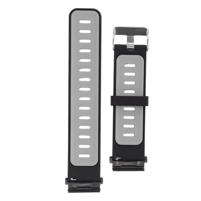 Silicone Watch Band, Double Color Silicone Watch Strap Replacement With Adjustable Size, Comfortable To Wear, Easy Installation