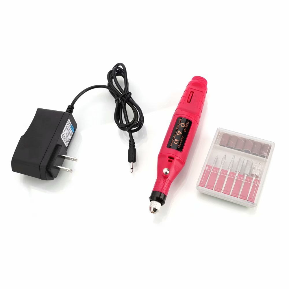 Electric Pen-Shape Nail Drill 6 Bit Acrylic UV GEL((UV GEL) Images Electric Pen-Shape Nail Drill 6 Bit Acrylic UV GEL((UV GEL)