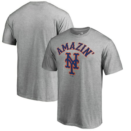 New York Mets Amazin Hometown T-Shirt - Ash