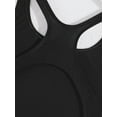 thumbnail image 6 of iEFiEL Girls Cutout Back Ballet Gymnastics Leotard Halter Jazz Modern Dance Costume Leotard Black-A 14, 6 of 7
