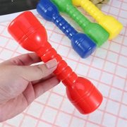 Kids Plastic Hand Dumbbells Home Gym Exercise Barbell Children Exercise Fitness Weights Kids Fitness Workout Equipment
