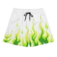 thumbnail image 5 of Nuoqisi Men's Positional Print Flame Pattern Fun Double Pocket Beach Pants - Casual Swim Trunks with Unique Design for Summer Activities and Water Fun, 5 of 9