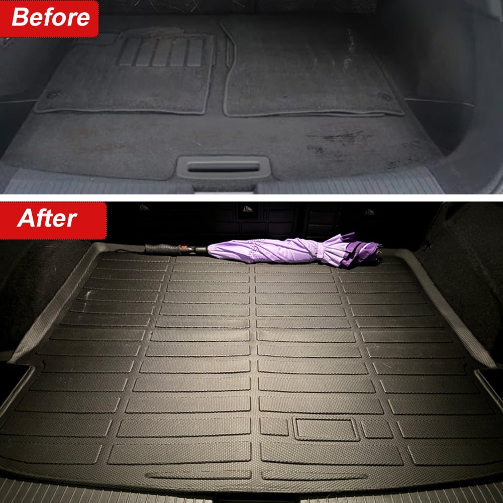 Rear Trunk Cargo Liner fit 2021-2025 Nissan Rogue All Weather Cargo Tray Floor Mat for Nissan Rogue 2021 2022 2023 2024 2025 SUV Accessory, Black