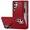 Black +Red, variant on For Samsung s25 Ultra PEAK 3in1 Toughest Hybrid with Stand Cover Case - Burgundy/Black