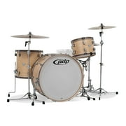 PDP Concept Classic 3-Piece Drum Shell Pack - 26" Bass (Natural, Walnut Hoops)