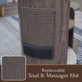 thumbnail image 4 of PetPals 4-Level Cat Tower with Curved Wood Hideaway, Paper Scratching Posts, Sisal Mat and Groomer, 4 of 9