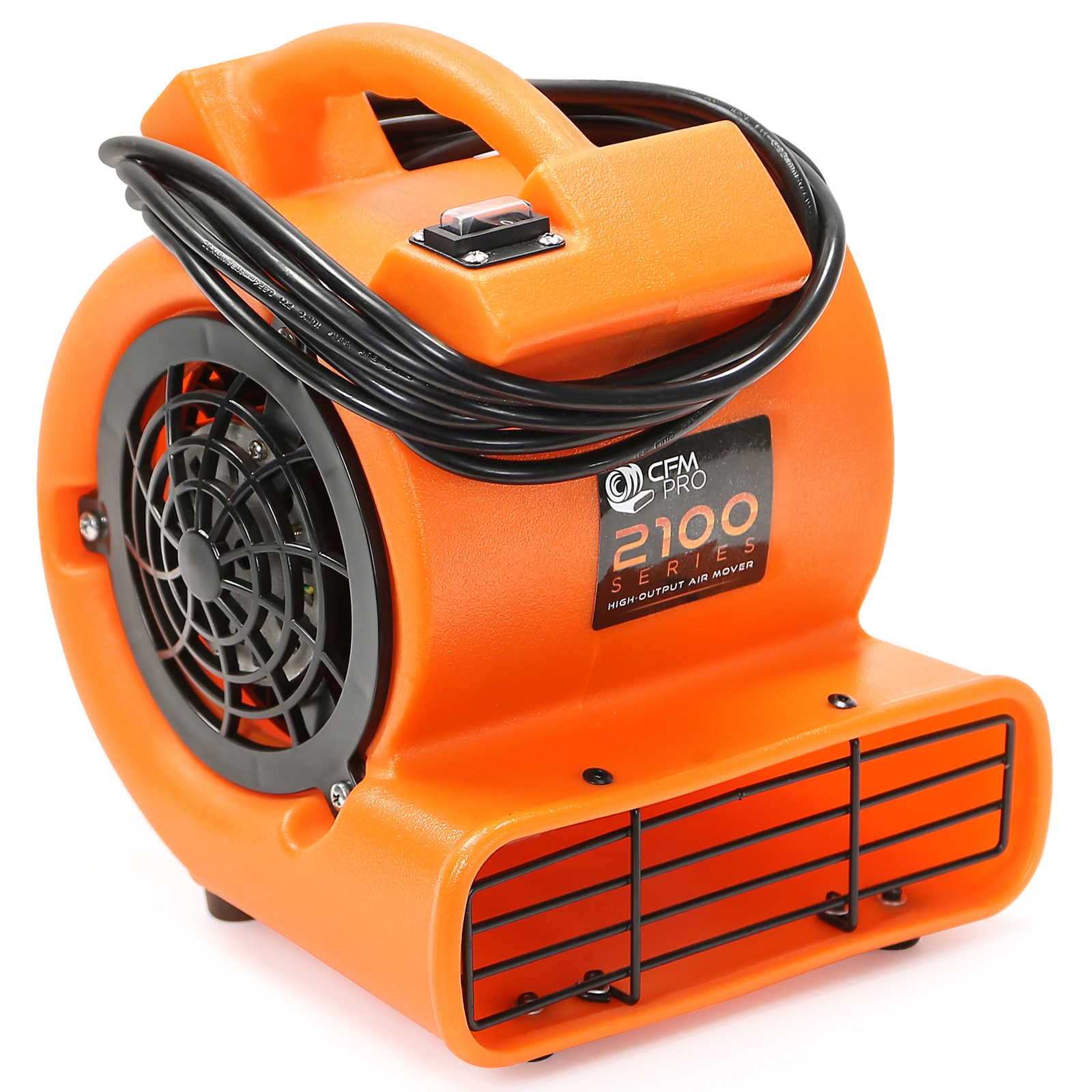 CFM PRO Mini Air Mover Carpet Floor Dryer 1/12 HP Blower Fan Orange
